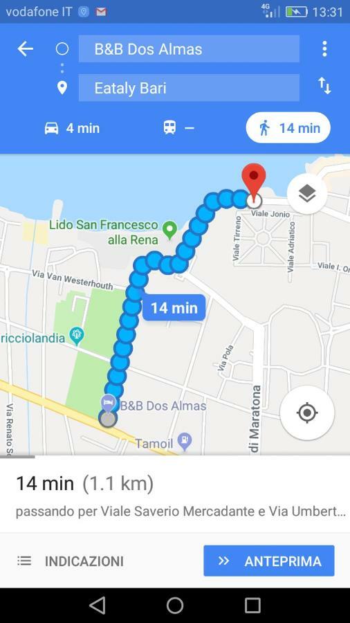 B&B Dos Almas Bari Bagian luar foto